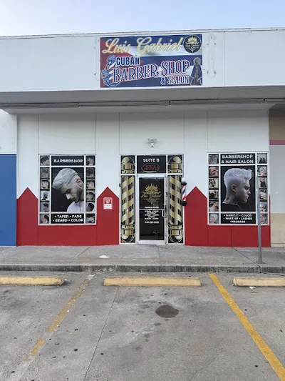 Luis Gabriel cuban barber shop