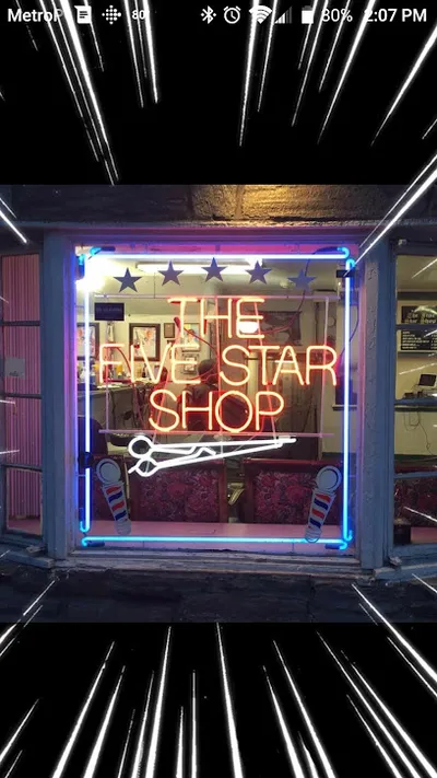 The Five Star barbershop