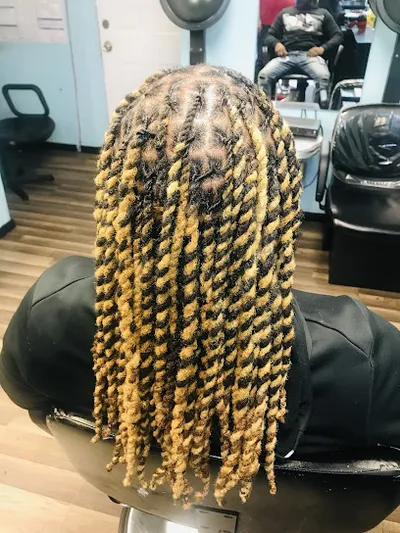 Creative design beauty salon and barbershop