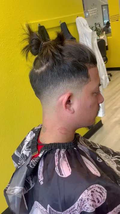 Fetti the Barber at Cuttin'-Up Beauty Academy