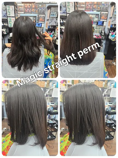 Salon Sun Barber & Beauty 썬 미용실 Korean perm (It's inside Lotte Mart.)
