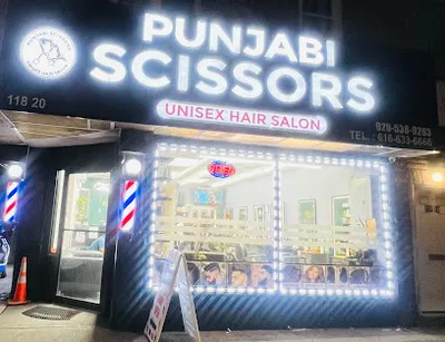 Punjabi scissors unisex barber shop