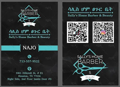 Sally’s home Habesha Ethiopian Barber