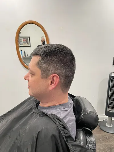 Mark at the Executive barbershop and salon