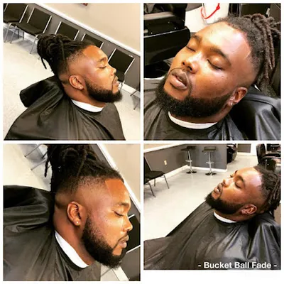 Bucket Ball Fade---------------located @ 1st Class Barber Lounge