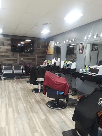 Concept barber shop and beauty salon