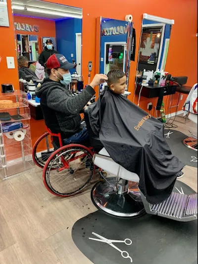 Evolution 4 way barber-shop