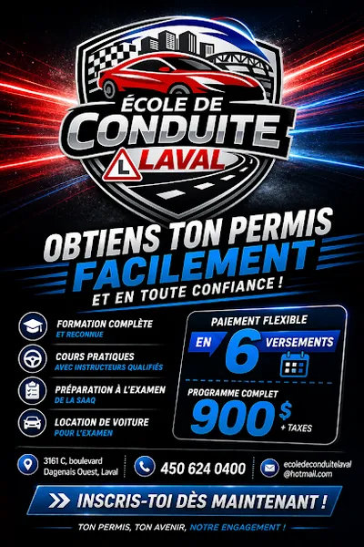 School Driving Laval