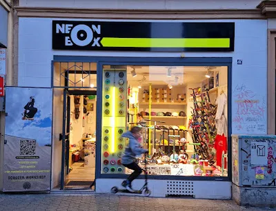 Neon Box Scooter Shop