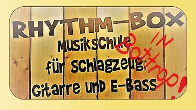 Musikschule "Rhythm-Box", privater Schlagzeug- und Gitarrenunterricht (E- und A-Gitarre)