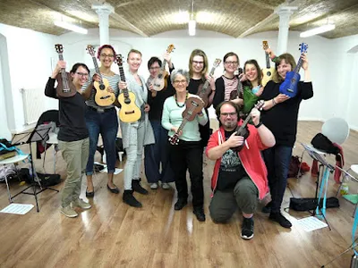 Ukulele in the chapel