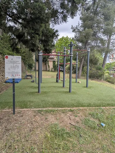 L'espace Street Workout de la cité universitaire de Cuques